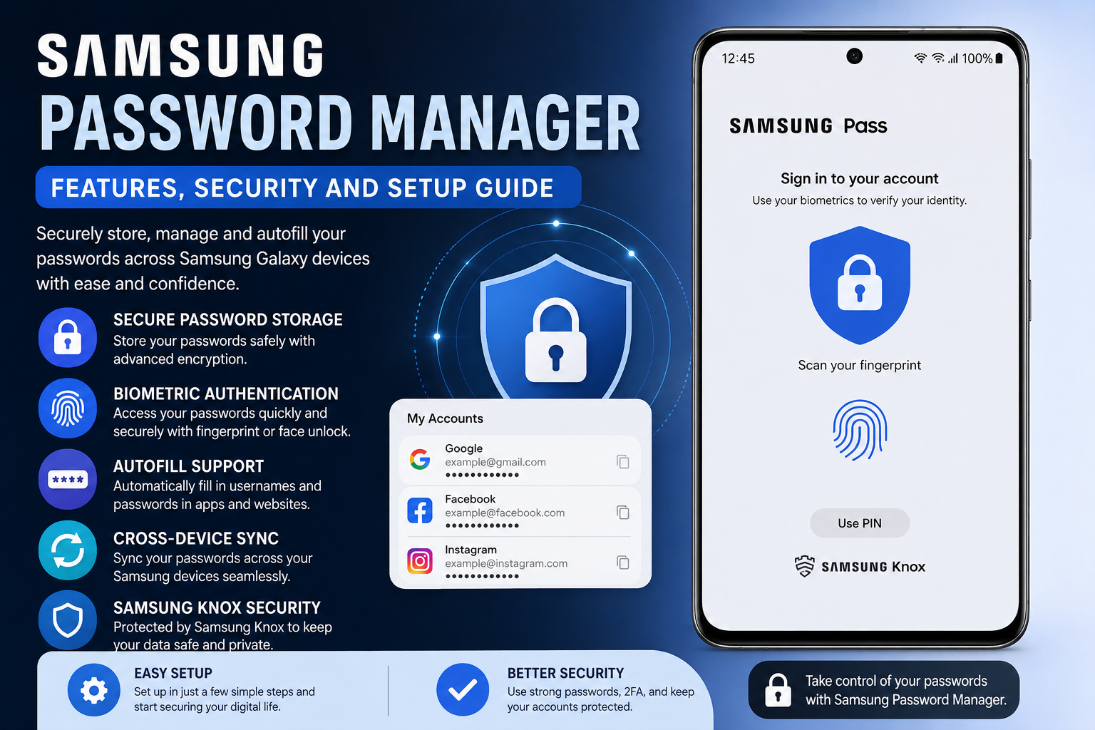 samsung password manager