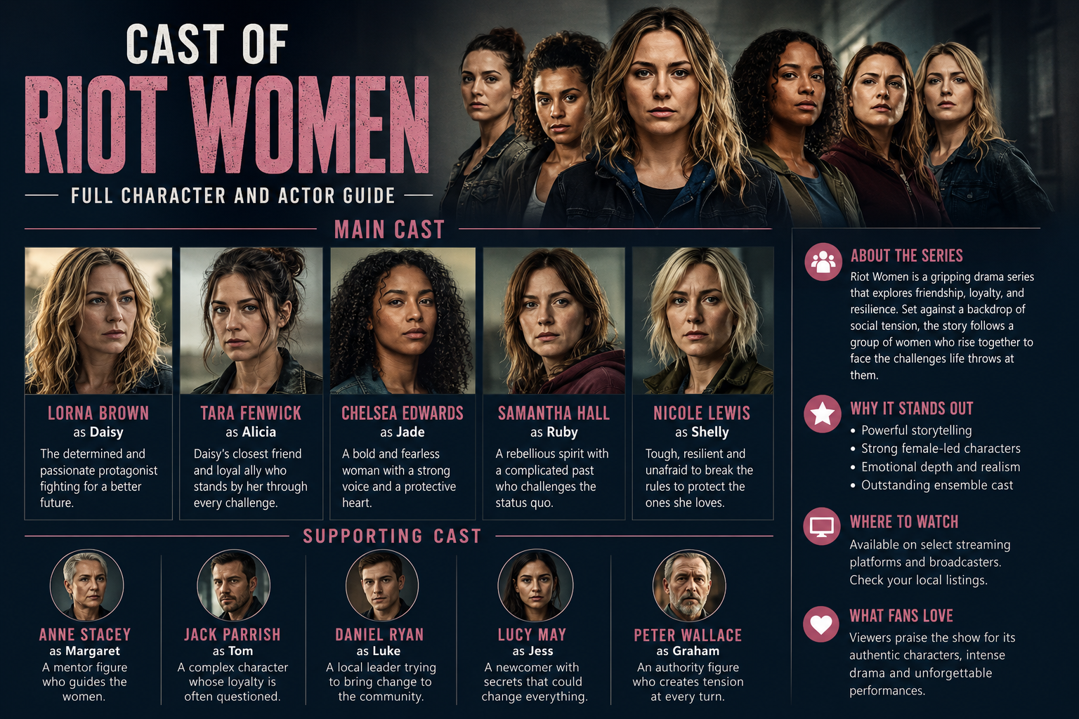 cast of riot women