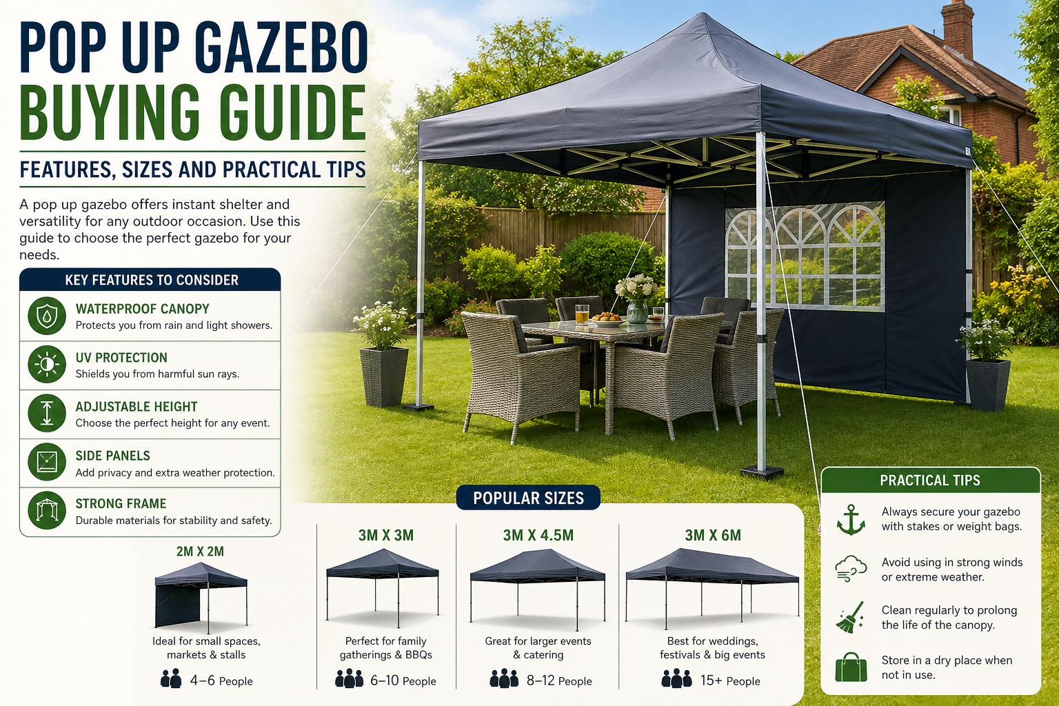 pop up gazebo