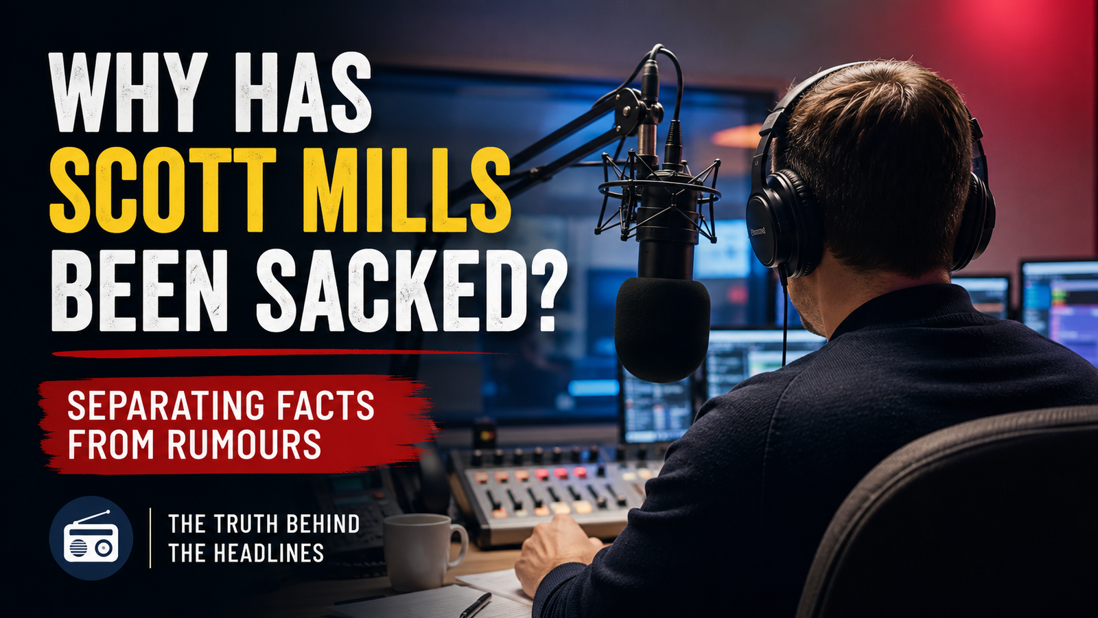 why has scott mills been sacked